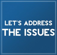 Let's Address the Issues