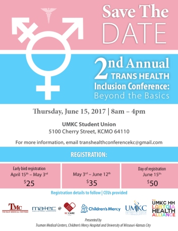 2nd Annual Trans Health Inclusion Conference Save-the-Date